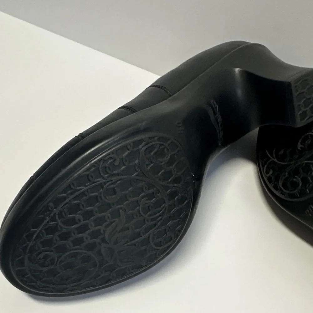 DANSKO Bennett Black Nappa Leather Pumps Heels Women's Size EU 40/US 9